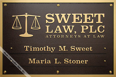 Sweet_Plaque_DuraBronze™_Attorney_Sign