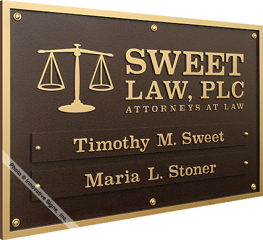 Sweet_Plaque_DuraBronze™_Attorney_Sign