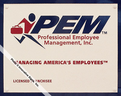 PEM_Plaque_Cast_Aluminum_Office_Plaque