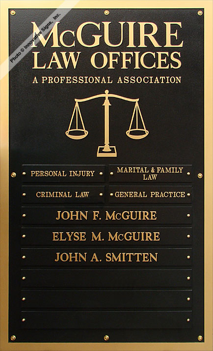 McGuire_Plaque_DuraBronze™_Lawyer_Sign