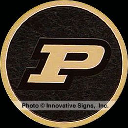 Purdue_P_Plaque_Cast_Bronze_Educational_Institution_Plaque
